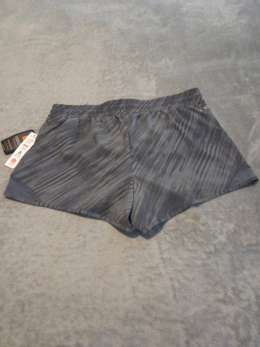 RBX Active Womens Grey Shorts with Liner Size L - Picture 9 of 9